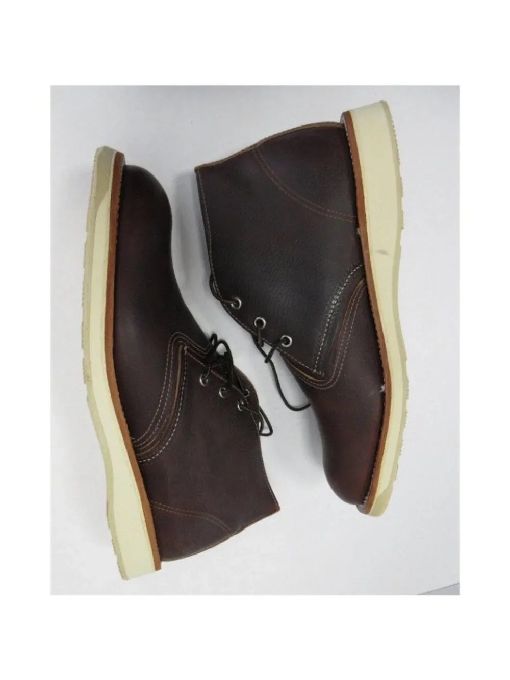 Red Wing Shoes Boots 11 D Chukka Leather Work Lace Up 3141 Made In USA